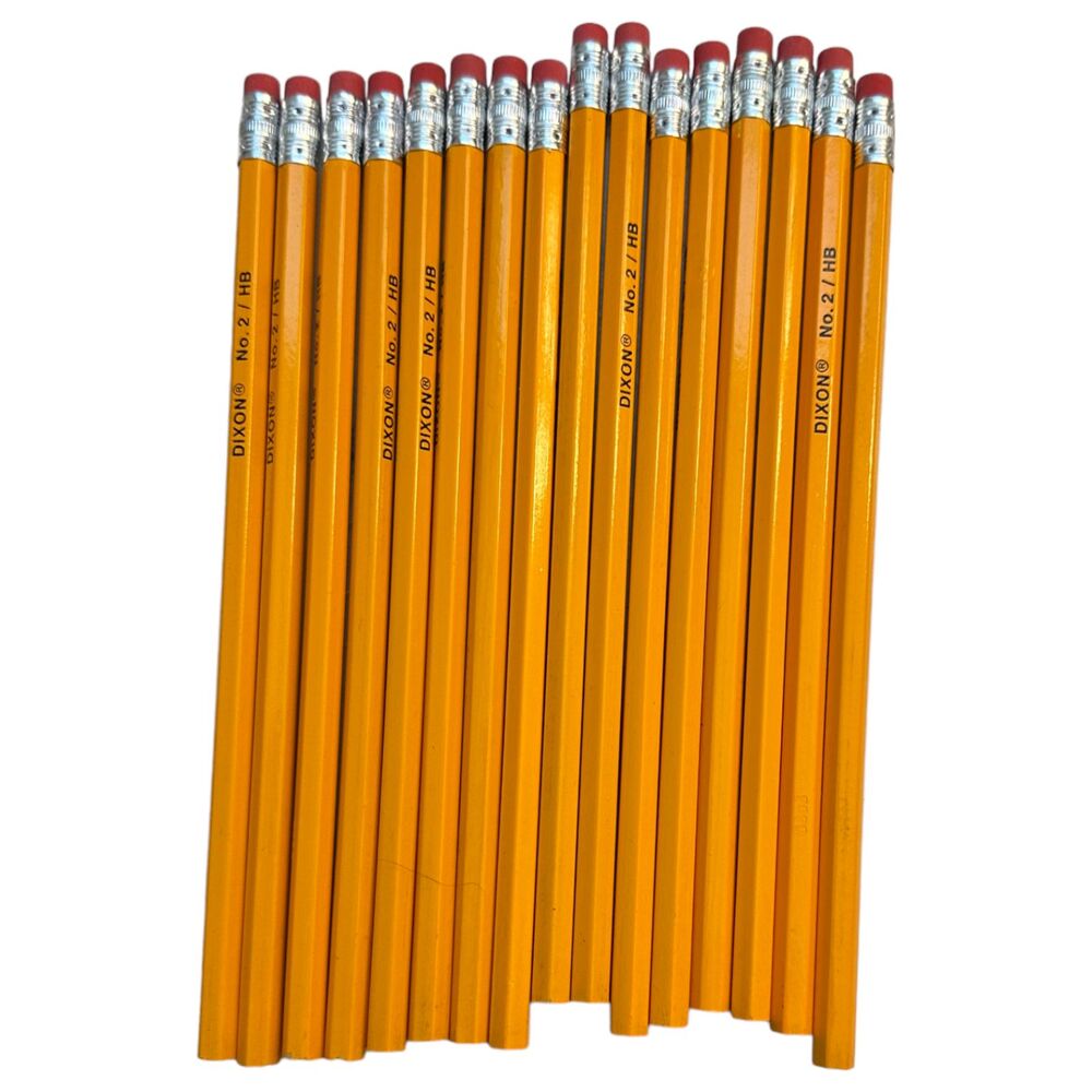 Vintage Dixon No. 2 HB Pencils Lot of 16 unused